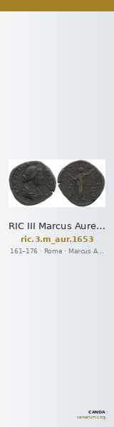 RIC III Marcus Aurelius 1653 — CANOA