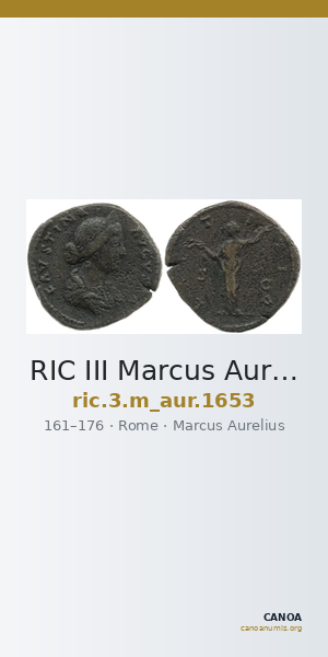 RIC III Marcus Aurelius 1653 — CANOA