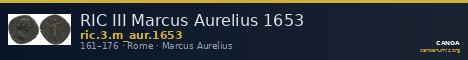 RIC III Marcus Aurelius 1653 — CANOA