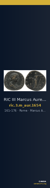 RIC III Marcus Aurelius 1654 — CANOA
