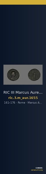 RIC III Marcus Aurelius 1655 — CANOA