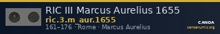 RIC III Marcus Aurelius 1655 — CANOA