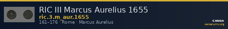 RIC III Marcus Aurelius 1655 — CANOA