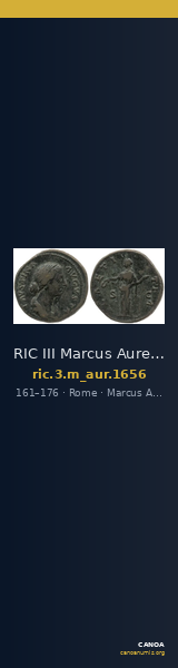 RIC III Marcus Aurelius 1656 — CANOA