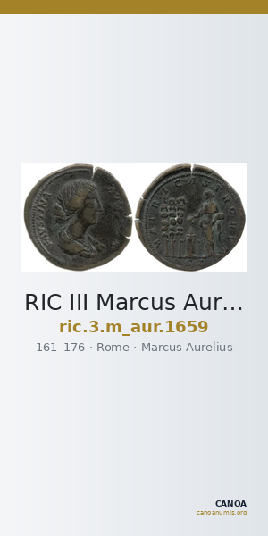 RIC III Marcus Aurelius 1659 — CANOA