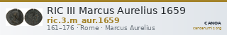 RIC III Marcus Aurelius 1659 — CANOA
