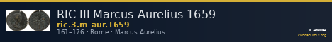 RIC III Marcus Aurelius 1659 — CANOA