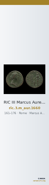 RIC III Marcus Aurelius 1660 — CANOA