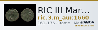 RIC III Marcus Aurelius 1660 — CANOA