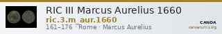 RIC III Marcus Aurelius 1660 — CANOA