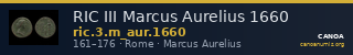 RIC III Marcus Aurelius 1660 — CANOA