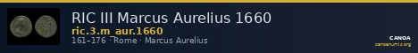 RIC III Marcus Aurelius 1660 — CANOA