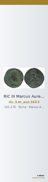 RIC III Marcus Aurelius 1663 — CANOA
