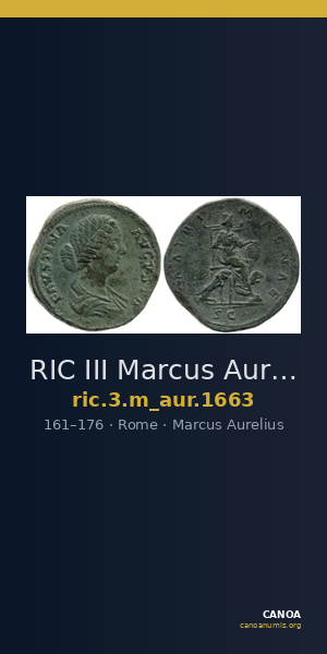 RIC III Marcus Aurelius 1663 — CANOA