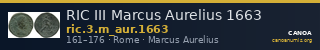 RIC III Marcus Aurelius 1663 — CANOA
