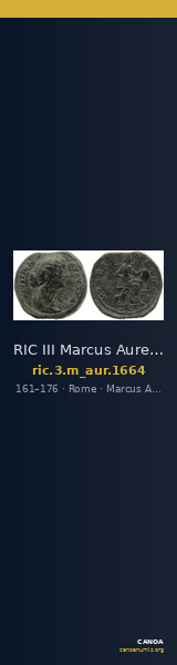 RIC III Marcus Aurelius 1664 — CANOA