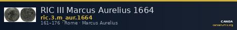 RIC III Marcus Aurelius 1664 — CANOA