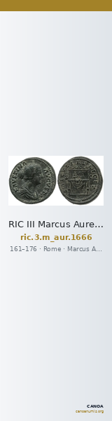 RIC III Marcus Aurelius 1666 — CANOA