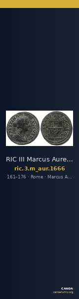RIC III Marcus Aurelius 1666 — CANOA