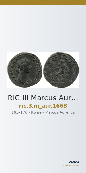 RIC III Marcus Aurelius 1668 — CANOA