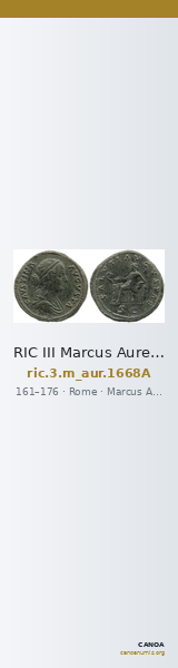 RIC III Marcus Aurelius 1668A — CANOA