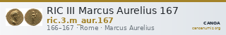 RIC III Marcus Aurelius 167 — CANOA
