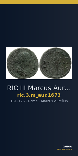 RIC III Marcus Aurelius 1673 — CANOA