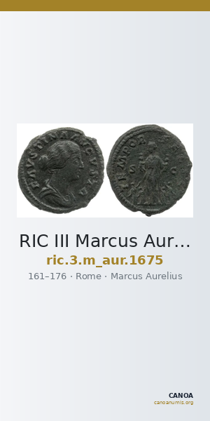RIC III Marcus Aurelius 1675 — CANOA