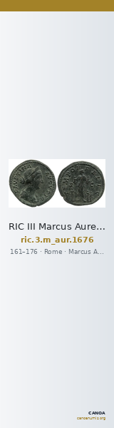 RIC III Marcus Aurelius 1676 — CANOA