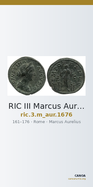 RIC III Marcus Aurelius 1676 — CANOA