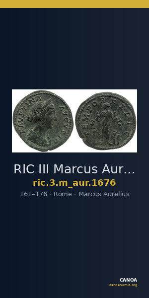 RIC III Marcus Aurelius 1676 — CANOA