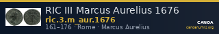 RIC III Marcus Aurelius 1676 — CANOA