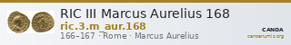 RIC III Marcus Aurelius 168 — CANOA