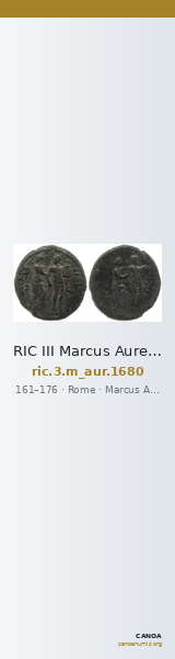 RIC III Marcus Aurelius 1680 — CANOA