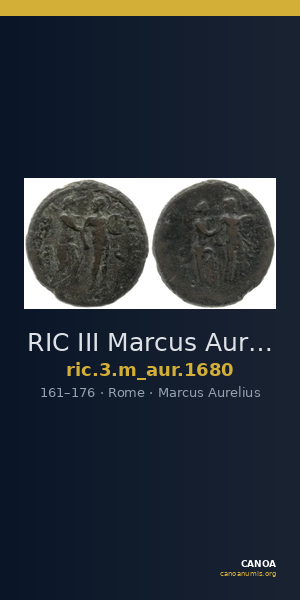 RIC III Marcus Aurelius 1680 — CANOA