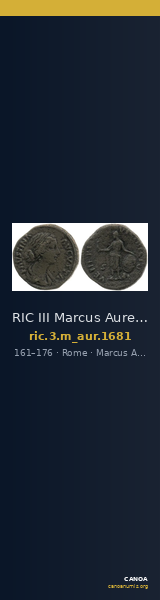 RIC III Marcus Aurelius 1681 — CANOA