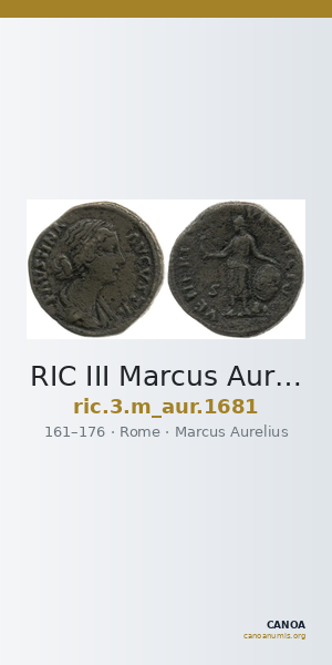 RIC III Marcus Aurelius 1681 — CANOA