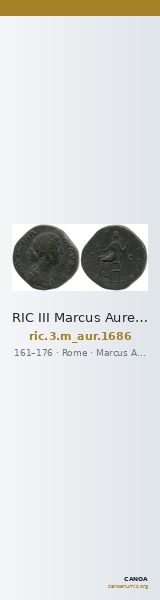RIC III Marcus Aurelius 1686 — CANOA