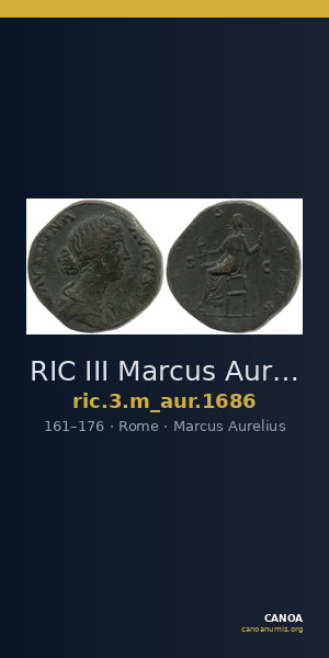 RIC III Marcus Aurelius 1686 — CANOA
