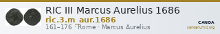 RIC III Marcus Aurelius 1686 — CANOA