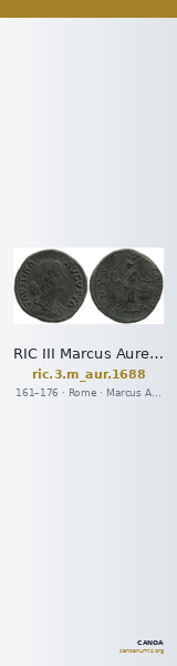 RIC III Marcus Aurelius 1688 — CANOA