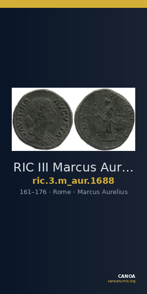 RIC III Marcus Aurelius 1688 — CANOA