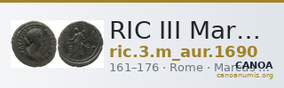 RIC III Marcus Aurelius 1690 — CANOA