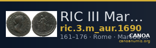 RIC III Marcus Aurelius 1690 — CANOA