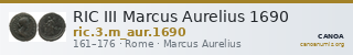 RIC III Marcus Aurelius 1690 — CANOA
