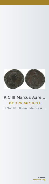 RIC III Marcus Aurelius 1691 — CANOA