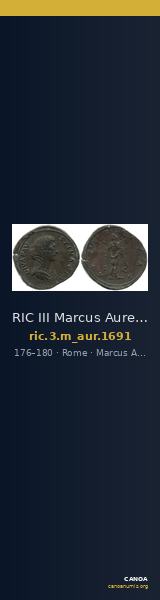 RIC III Marcus Aurelius 1691 — CANOA