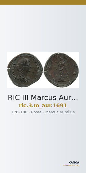 RIC III Marcus Aurelius 1691 — CANOA