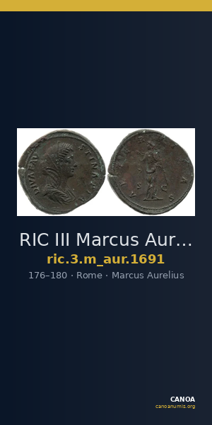 RIC III Marcus Aurelius 1691 — CANOA