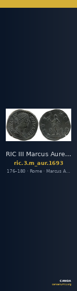 RIC III Marcus Aurelius 1693 — CANOA